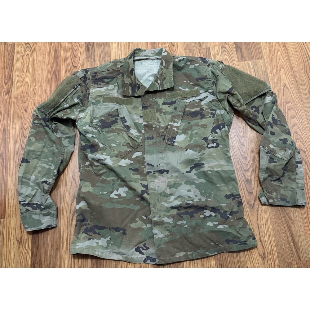 US Army OCP Combat Coat Mens Medium ACU Scorpion Camo Ripstop Military Jacket